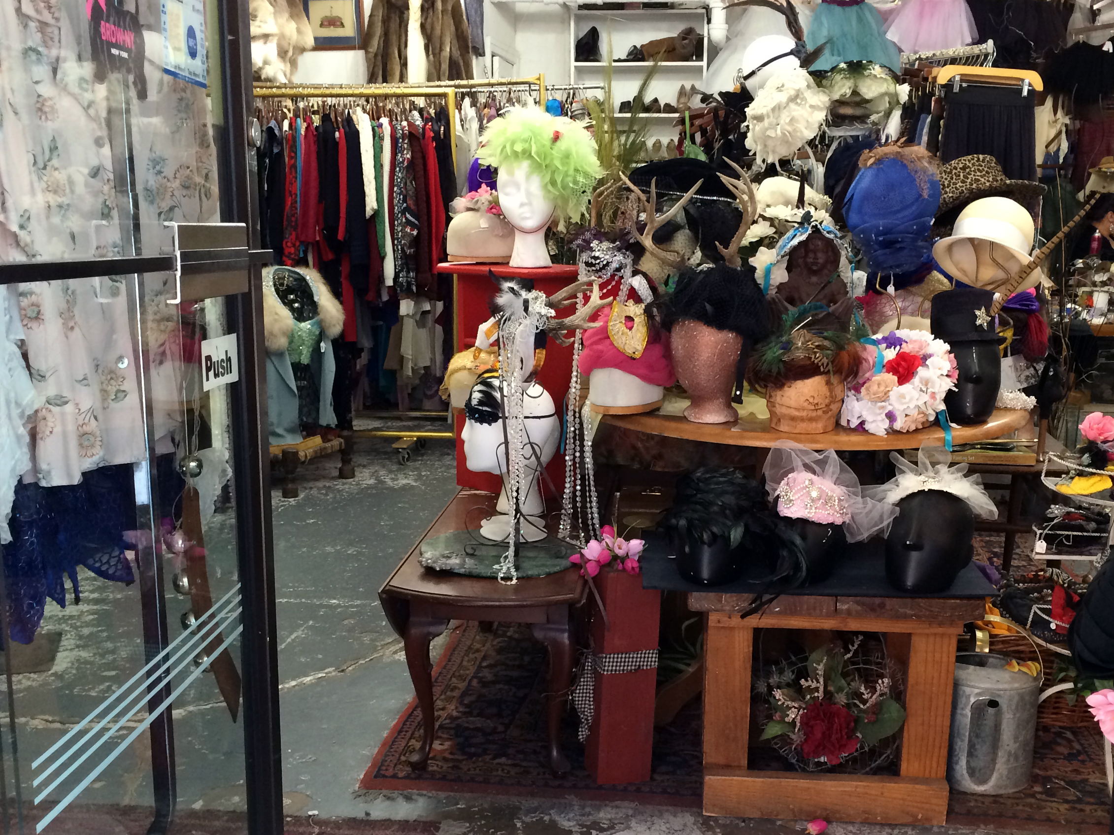 Hats at BrowNY International in New York. Photo by alphacityguides.