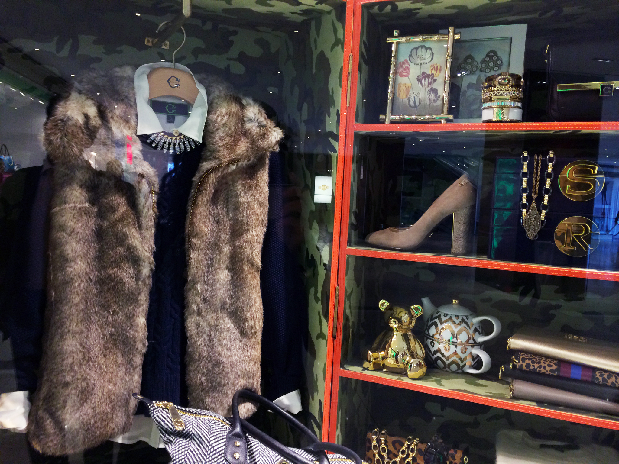 Fashion and accessory display at C. Wonder in New York. Photo by alphacityguides.