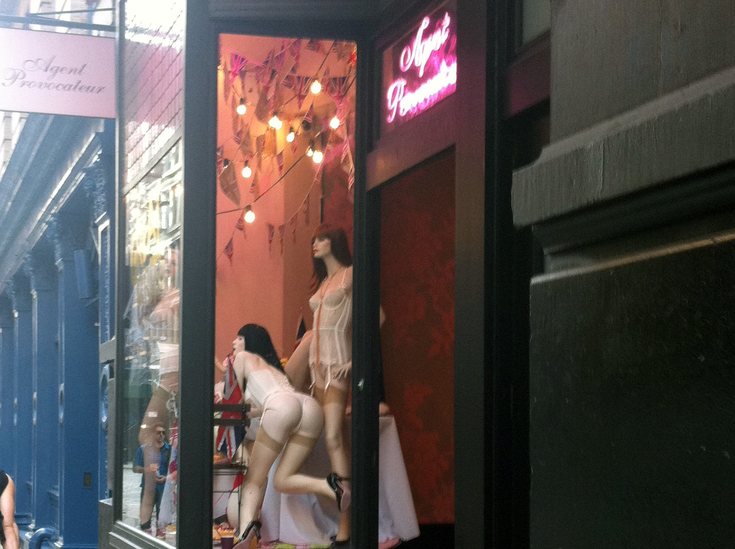 Store front at Agent Provocateur in New York. Photo by alphacityguides.