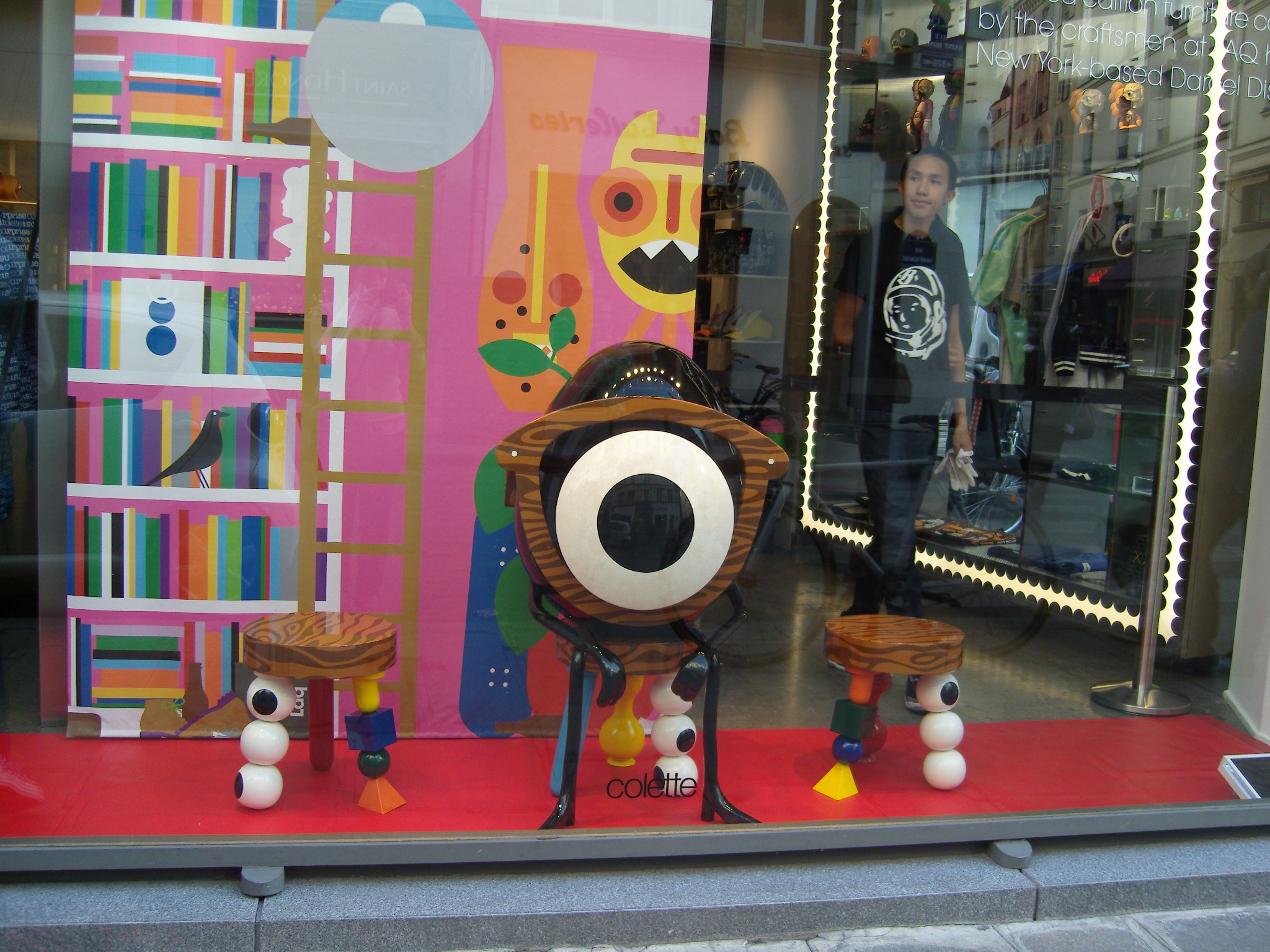 Window display at Colette in Paris. Photo by alphacityguides.
