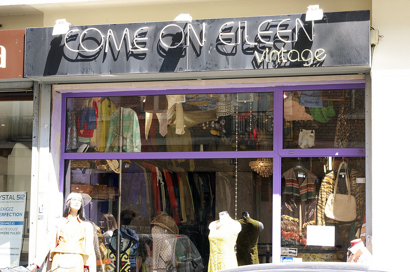 Store front at Come on Eileen in Paris. Photo by alphacityguides.