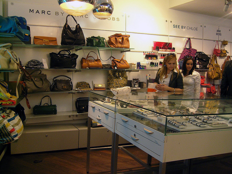 Accessories inside Publicis Drugstore in Paris. Photo by alphacityguides.