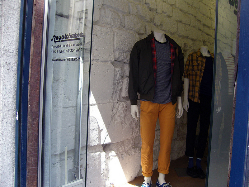 Store front at Royal Cheese in Paris. Photo by alphacityguides.