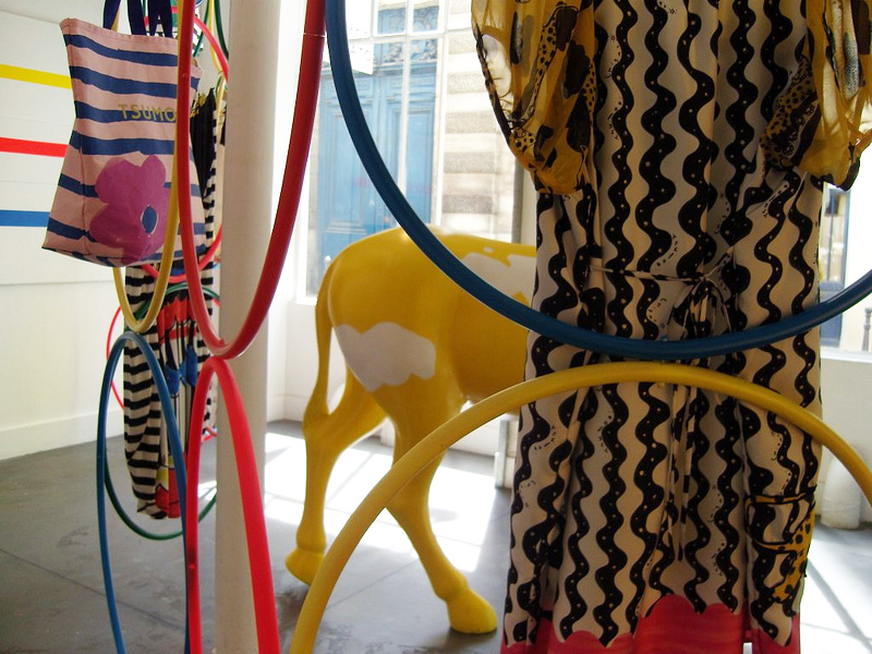 Fashion display inside Tsumori Chisato in Paris. Photo by alphacityguides. 