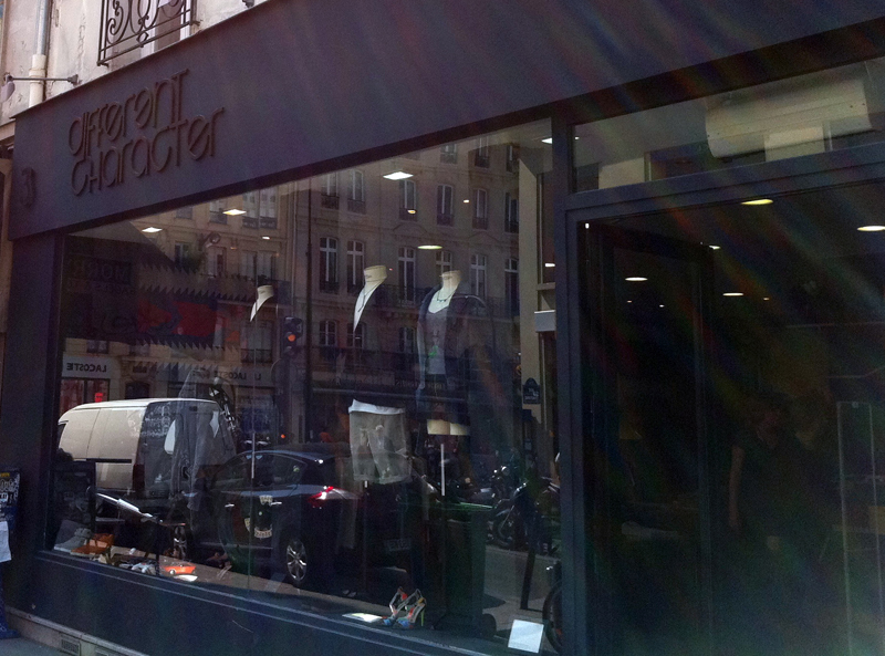 Store front at Different Character in Paris. Photo by alphacityguides.