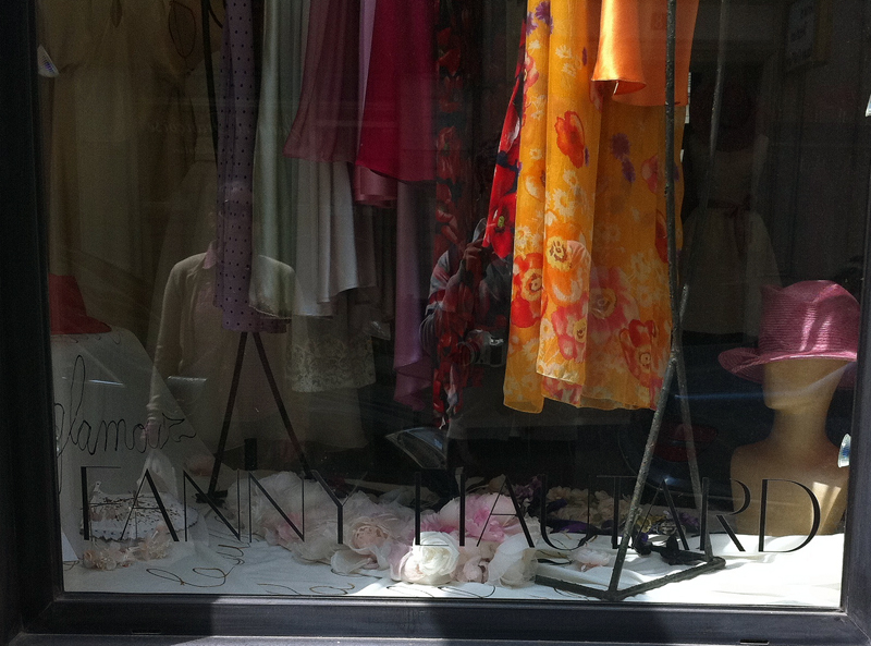 Store front at Fanny Liautard in Paris. Photo by alphacityguides.