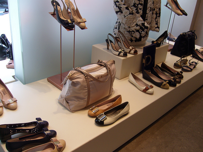 Shoe display at François Pinet in Paris. Photo by alpahcityguides.