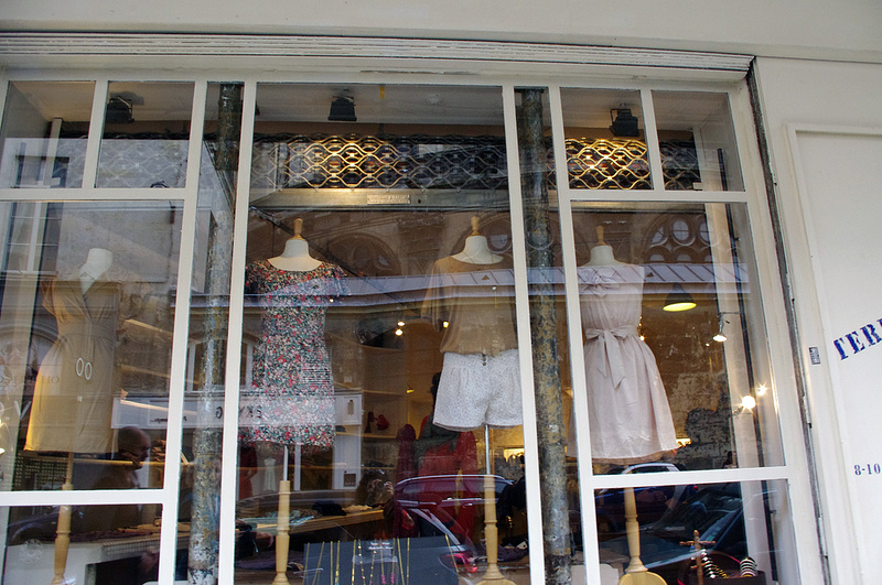 Window display at Territoire in Paris. Photo by alphacityguides.