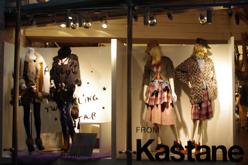 Window display at Kastane in Tokyo. Photo by alphacityguides.