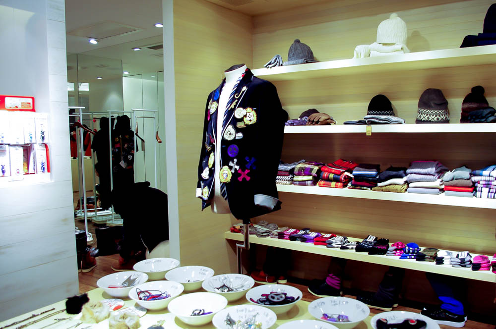 Fashion inside Comme Ça Stage in Tokyo. Photo by alphacityguides. 