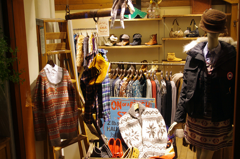 Display inside Freaks Store in Tokyo. Photo by alphacityguides.