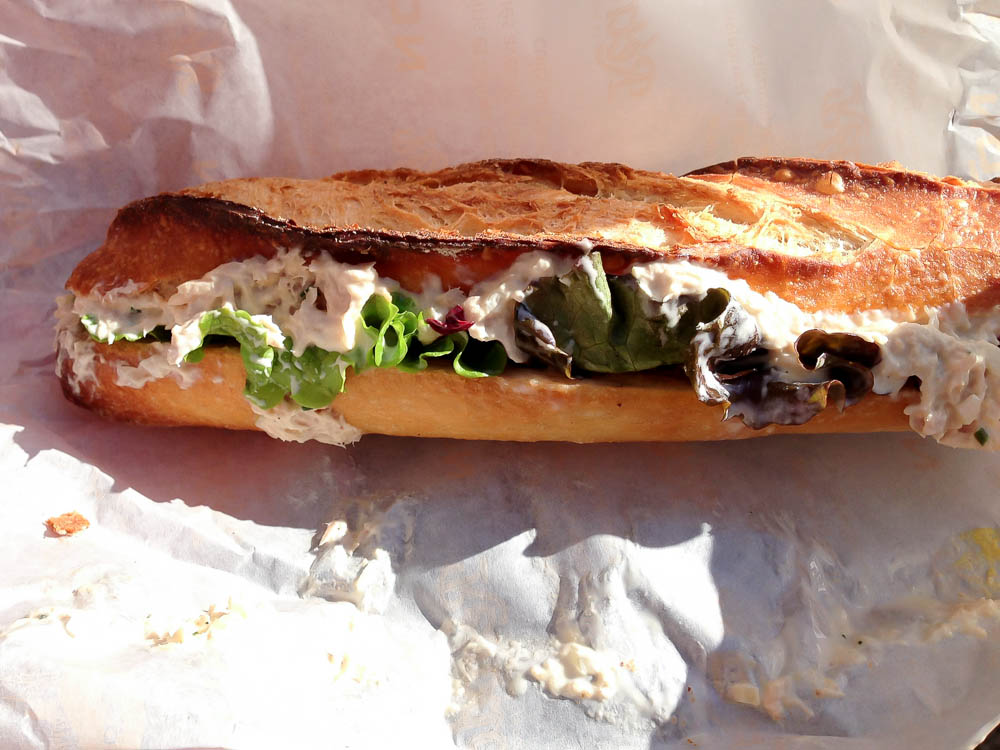 Sandwich at French Bakery Viron in Tokyo. Photo by alphacityguides.