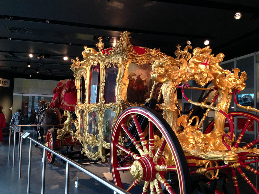 Lord Mayor's Coach at the Museum of London. Photo by alphacityguides.