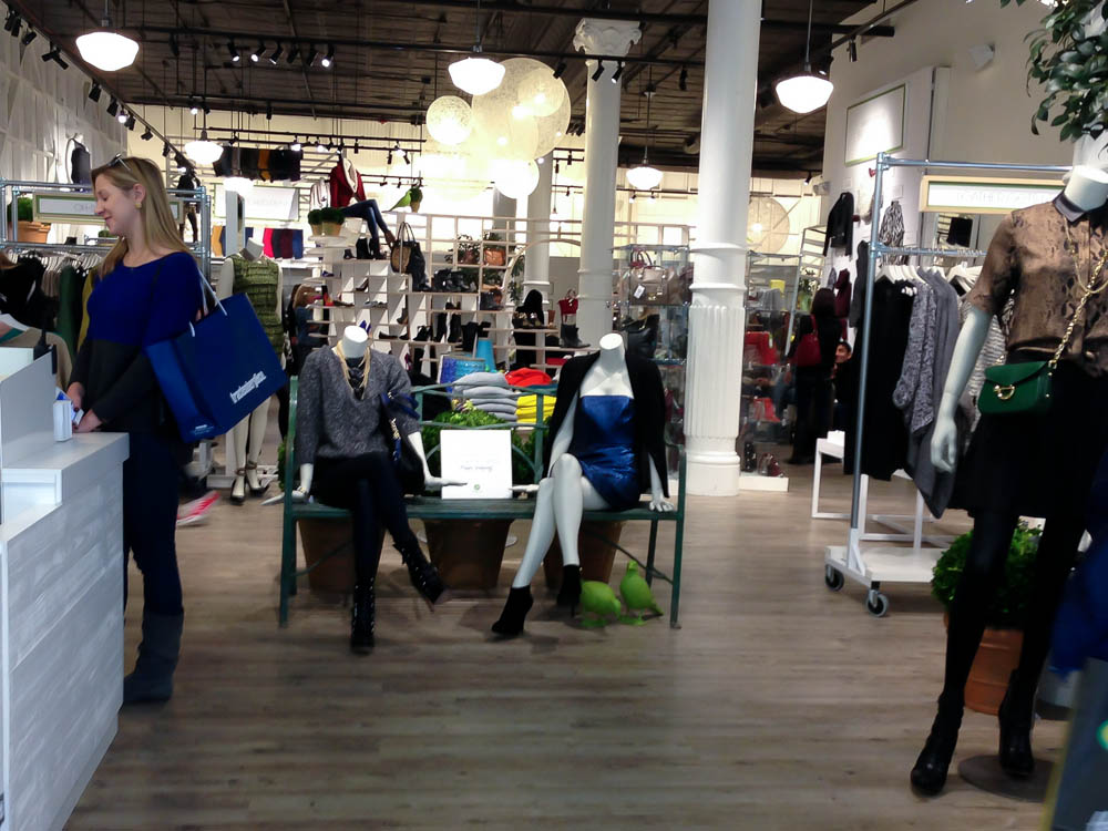 Fashion display inside CO-OP in New York. Photo by alphacityguides.