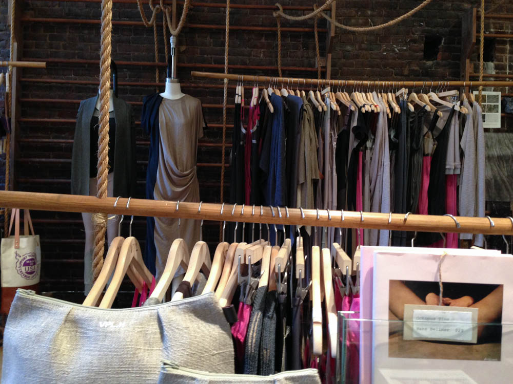 Fashion display inside VPL in New York. Photo by alphacityguides.