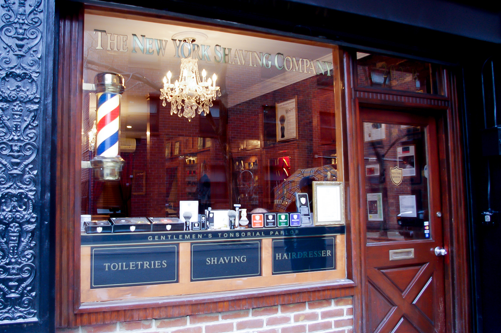 The New York Shaving Company in New York. Photo by alphacityguides.