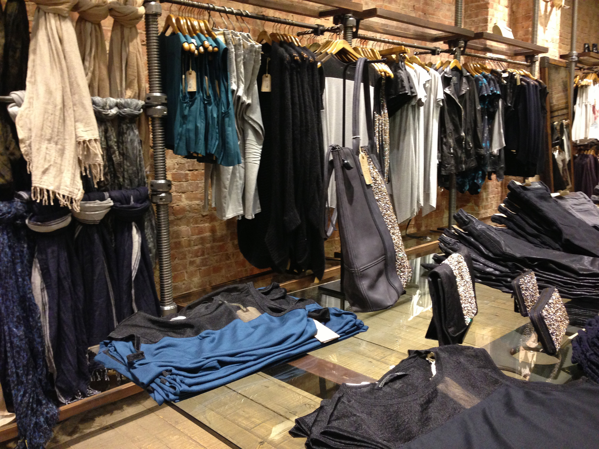 Women's fashion at AllSaints in New York. Photo by alphacityguides.