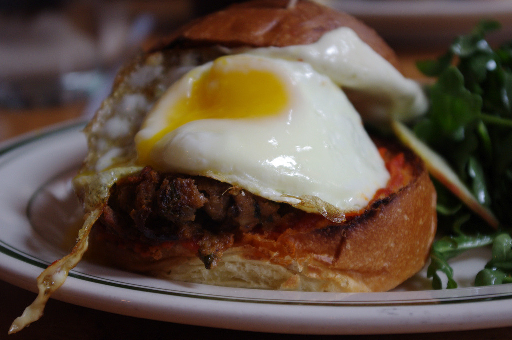 Meatball sandwich from The Meatball Shop in New York. Photo by alphacityguides. 