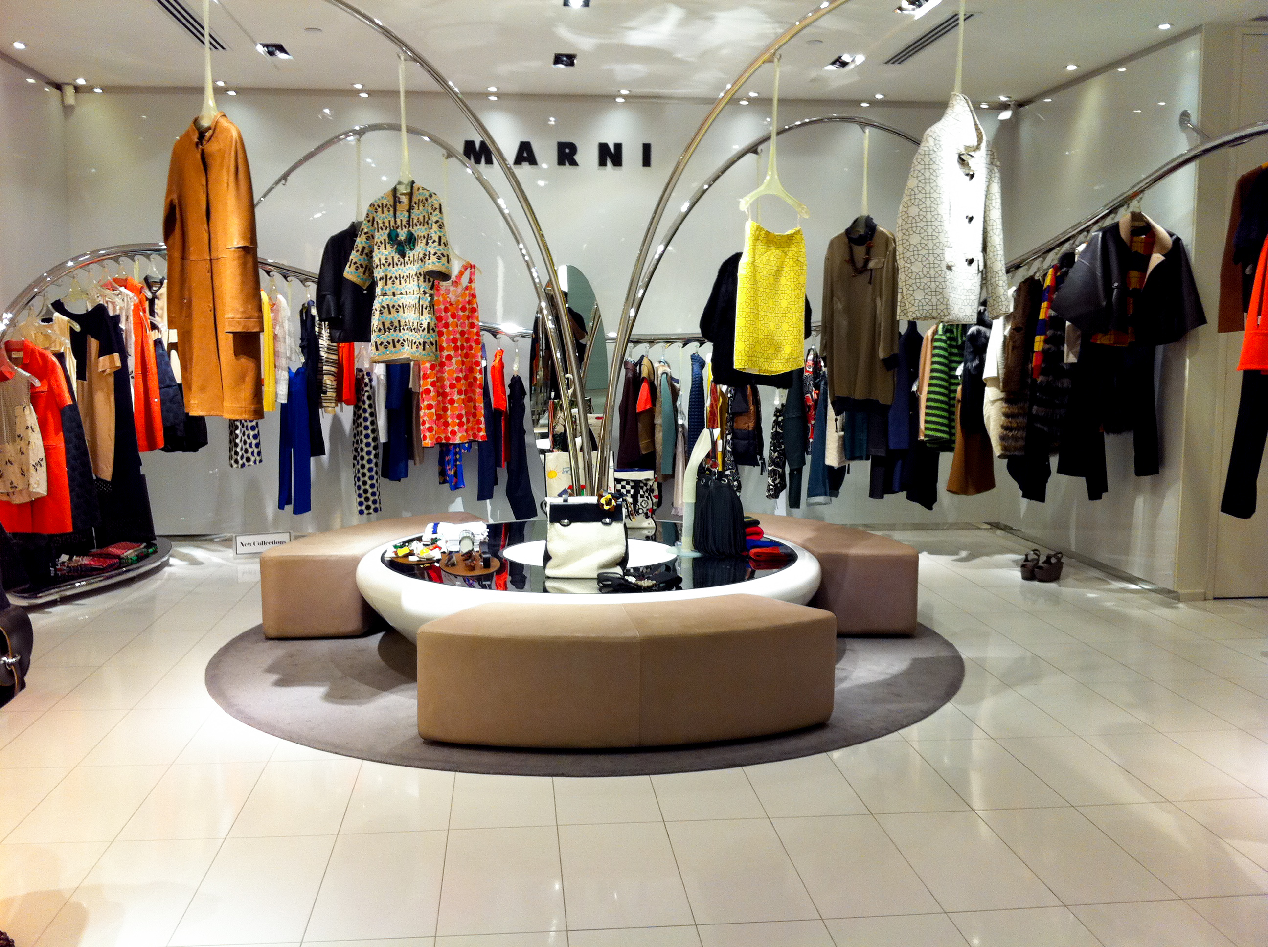 Marni fashion display in Pacific Place Hong Kong. Photo by alphacityguides.