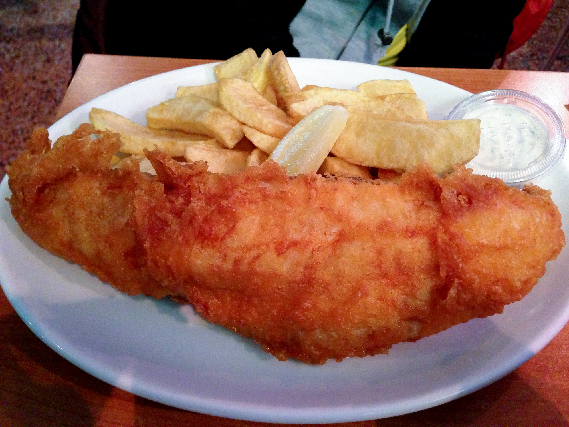 Fish & Chips at Rock and Sole Plaice in London. Photo by alphacityguides.