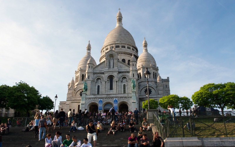 Basilica of the Sacré Coeur in Paris. Photo by alphacityguides.