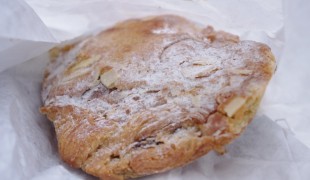 Almond croissant from Eric Kayser in Paris. Photo by alphacityguides.