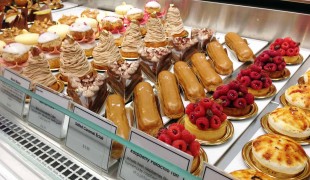 Pastry display at Dominique Ansel Bakery in New York. Photo by alphacityguides.