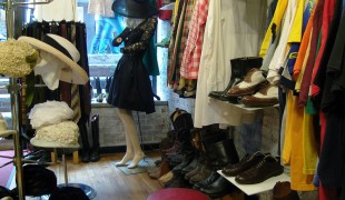 Fashion inside David Owens Vintage Clothing in New York. Photo by alphacityguides.
