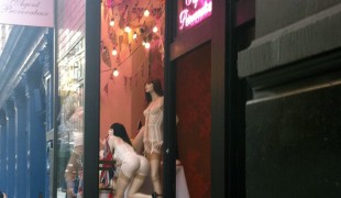 Store front at Agent Provocateur in New York. Photo by alphacityguides.