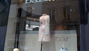 Window at Abou D'abi Bazar in Paris. Photo by alphacityguides.