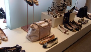 Shoe display at François Pinet in Paris. Photo by alpahcityguides.