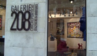 Store front at Galerie 208 in Paris. Photo by alphacityguides.