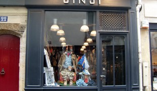 Store front at Jinj in Parisi. Photo by alphacityguides.