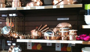 Cooking supplies inside Mora in Paris. Photo by alphacityguides.