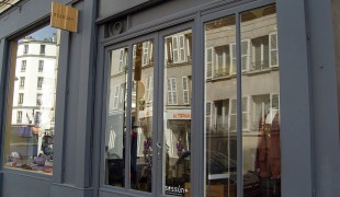 Store front at Sessùn in Paris. Photo by alphacityguides.