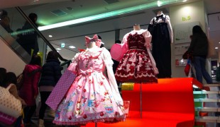 Fashion display at Laforet in Tokyo. Photo by alphacityguides.