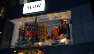 Store front at Slow in Tokyo. Photo by alphacityguides.