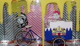 Display at Billionaire Boys Club & Ice Cream in Tokyo. Photo by alphacityguides.