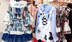 Lolita dresses at Bodyline in Tokyo. Photo by alphacityguides.