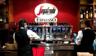 Baristas at Segafredo in Tokyo. Photo by alphacityguides.