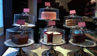 Cakes at Hummingbird Bakery in London. Photo by alphacityguides.
