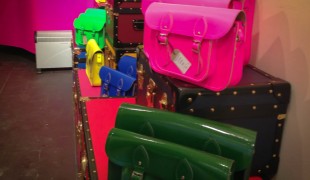 Accessory display at The Cambridge Satchel Company in Covent Garden. Photo by alphacityguides.