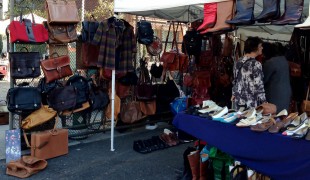 Vintage fashion at Hell's Kitchen Market in New York. Photo by alphacityguides.