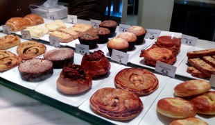 Pasty display case at Bouchon Bakery in New York. Photo by alphacityguides.