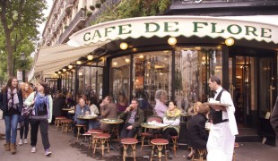 Café de Flore in Paris. Photo by alphacityguides.