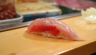 O-Toro at Sushi Dai in Tokyo. Photo by alphacityguides.
