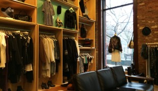 Fashion display at Creatures of Comfort in New York. Photo by alphacityguides.