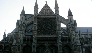 Architecture outside The Westminster Abbey in London. Photo by alphacityguides.