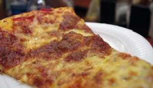 Pizza at Paisano's Pizzeria & Sub Shop in Hong Kong. Photo by alphacityguides.