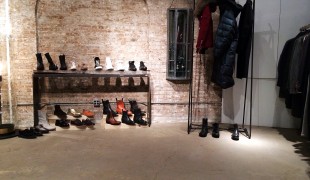 Menswear and shoes at Patrons of the New. in New York. Photo by alphacityguides.